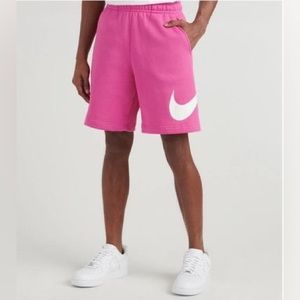 Nike Sportswear Club Men's Graphic Shorts Pink